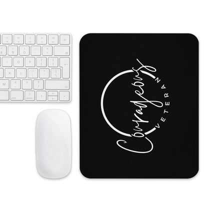 Courageous Veteran Women's Empowerment Mouse Pad