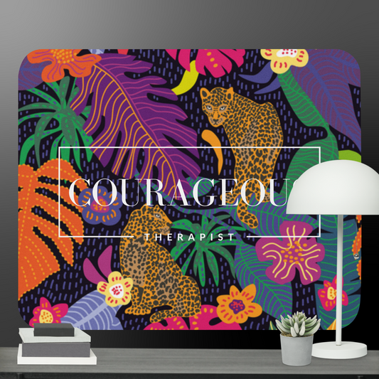 Courageous Therapist Women's Empowerment Mouse Pad
