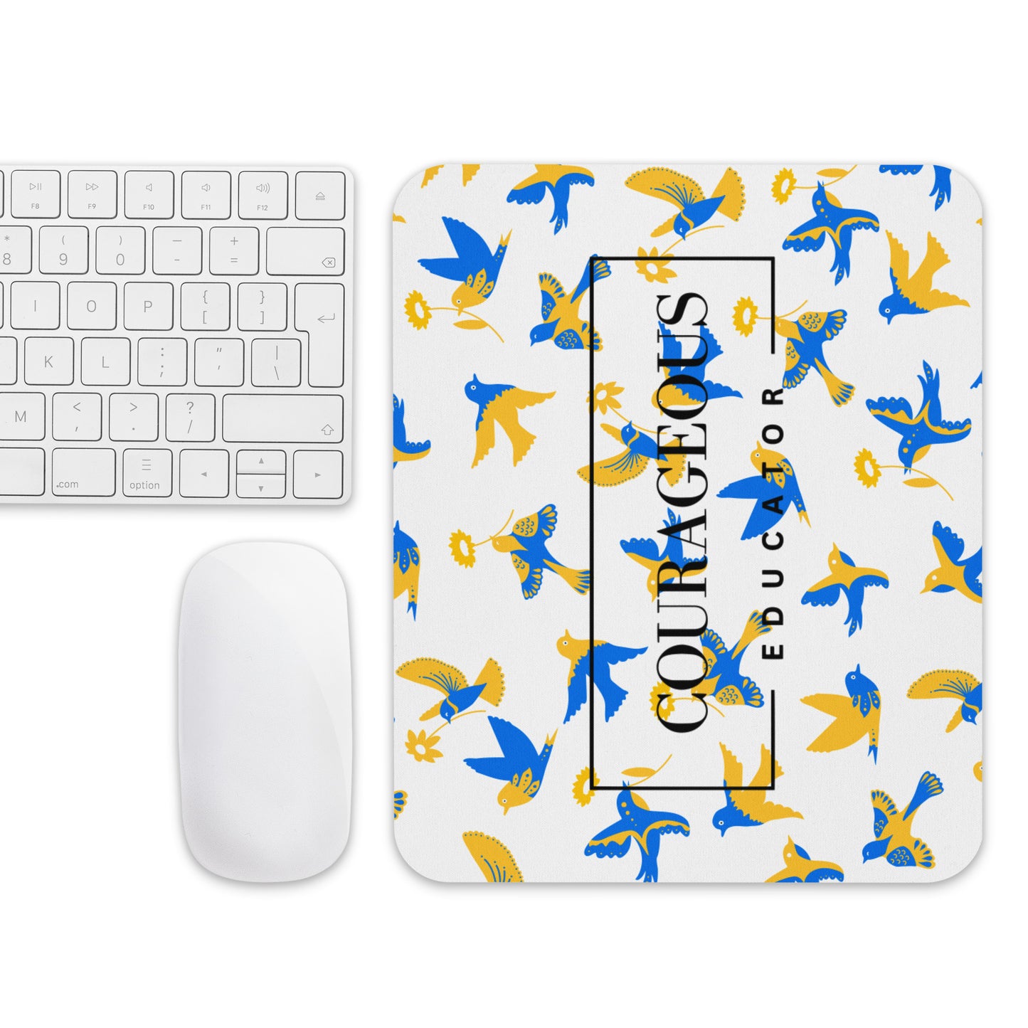Courageous Educator Women's Empowerment Mousepad