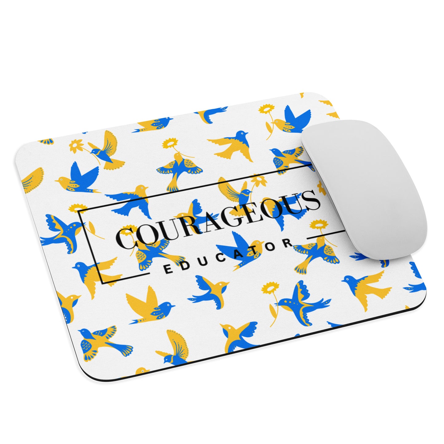 Courageous Educator Women's Empowerment Mousepad