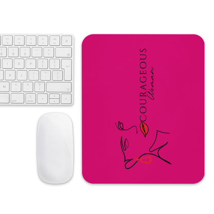 Courageous Woman Women's Empowerment Mouse Pad