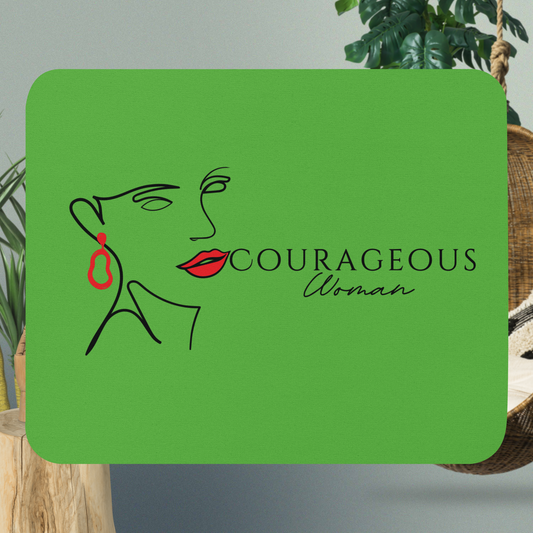 Courageous Woman Women's Mouse Pad