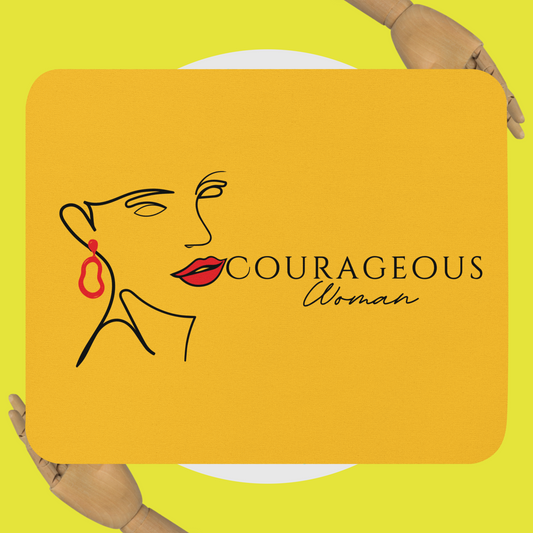 Courageous Woman Women's Empowerment Mouse Pad