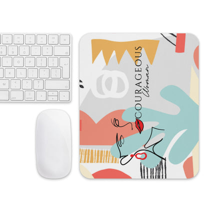 Courageous Woman Women's Empowerment Mouse Pad