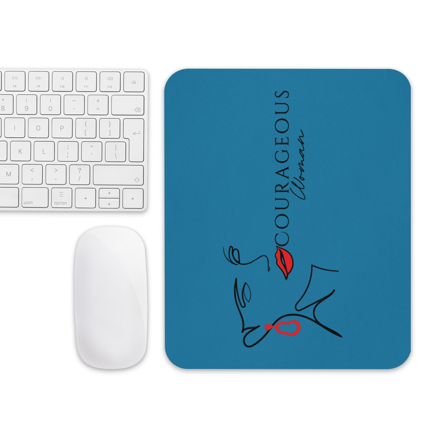Courageous Woman Women's Empowerment Mouse Pad