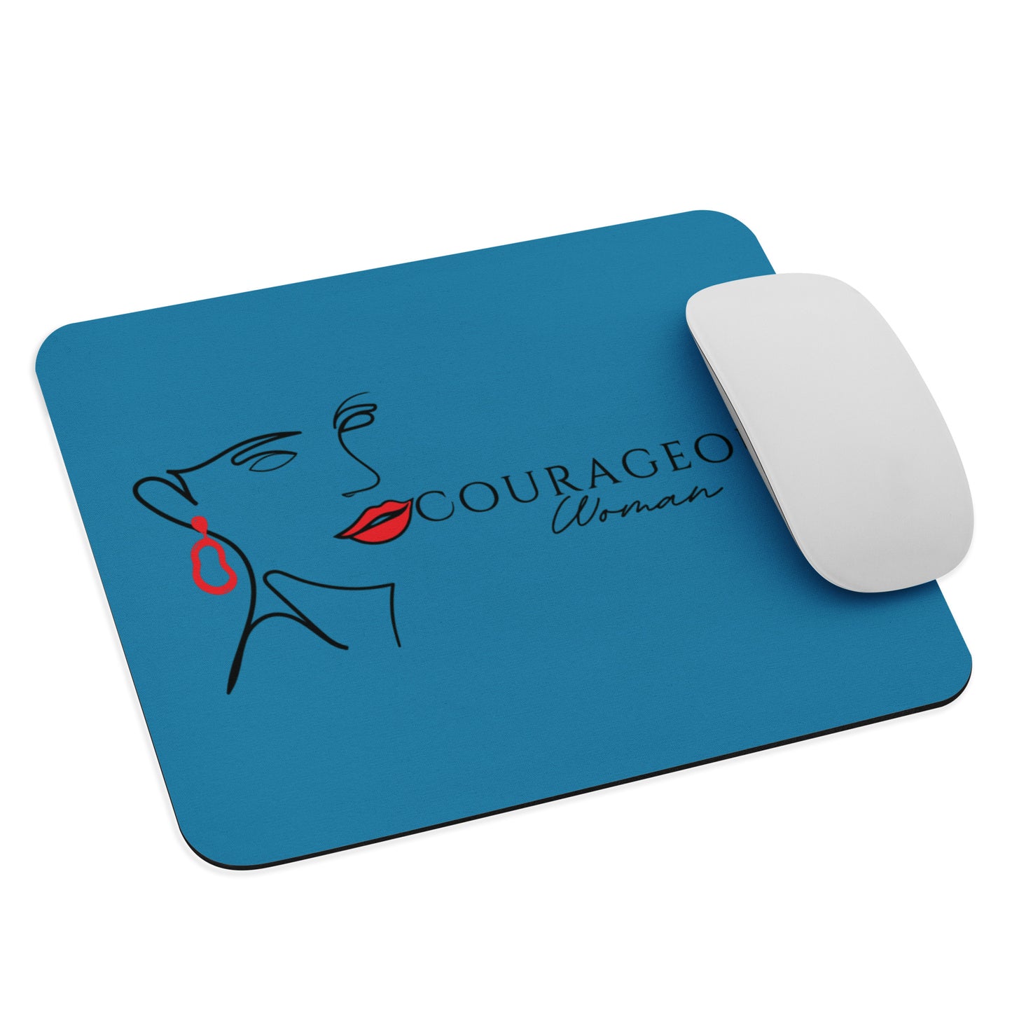 Courageous Woman Women's Empowerment Mouse Pad