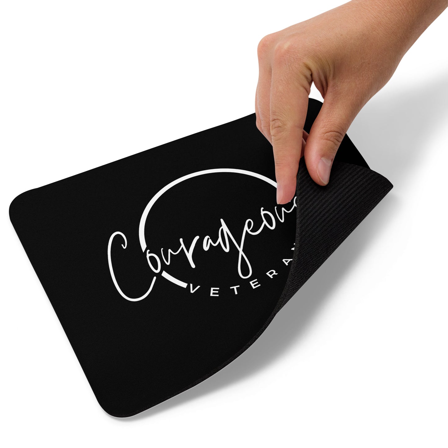 Courageous Veteran Women's Empowerment Mouse Pad