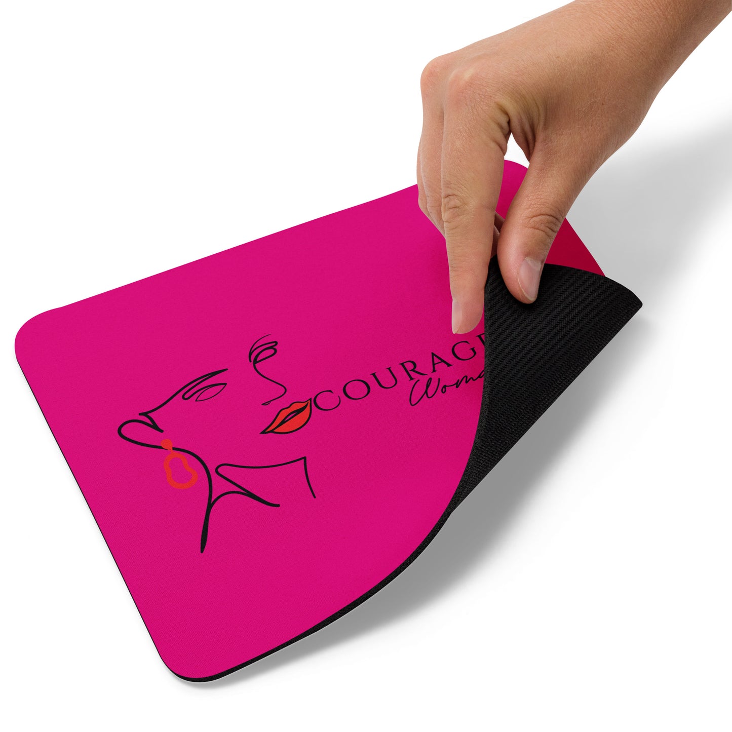 Courageous Woman Women's Empowerment Mouse Pad
