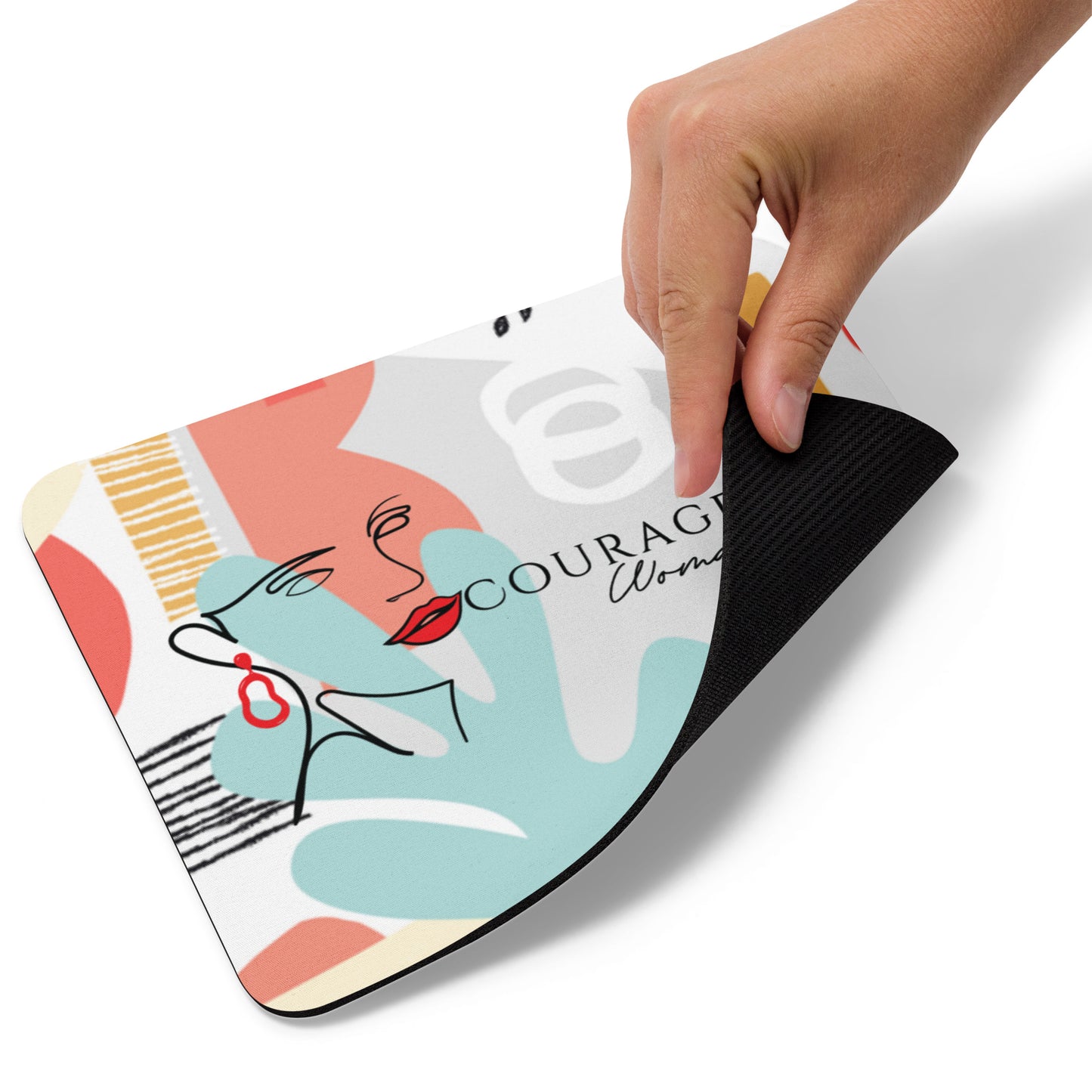 Courageous Woman Women's Empowerment Mouse Pad