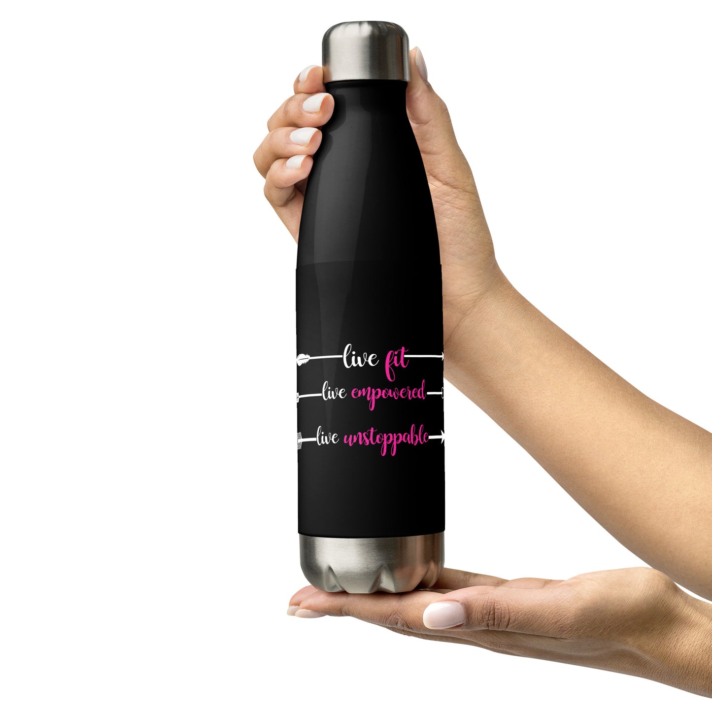 Live Fit Live Empowered Stainless Steel Water Bottle