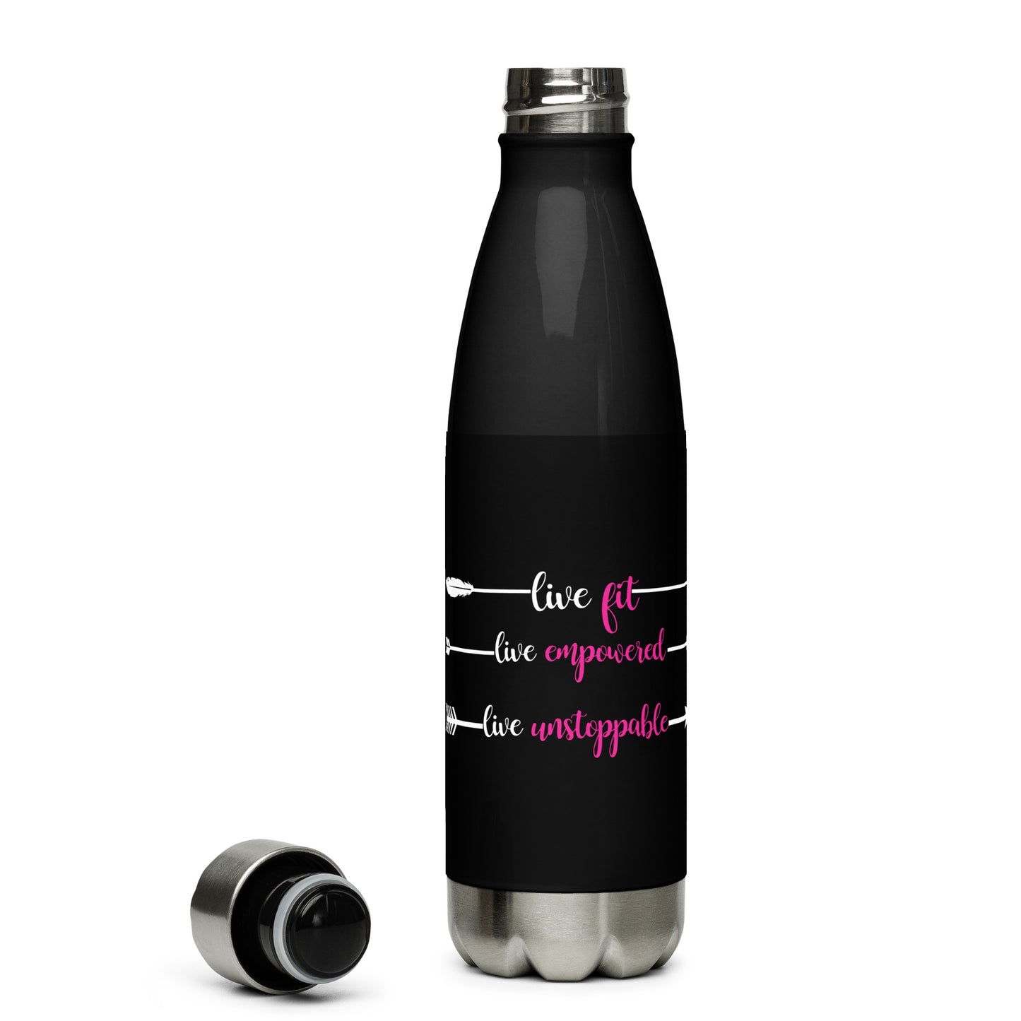 Live Fit Live Empowered Stainless Steel Water Bottle