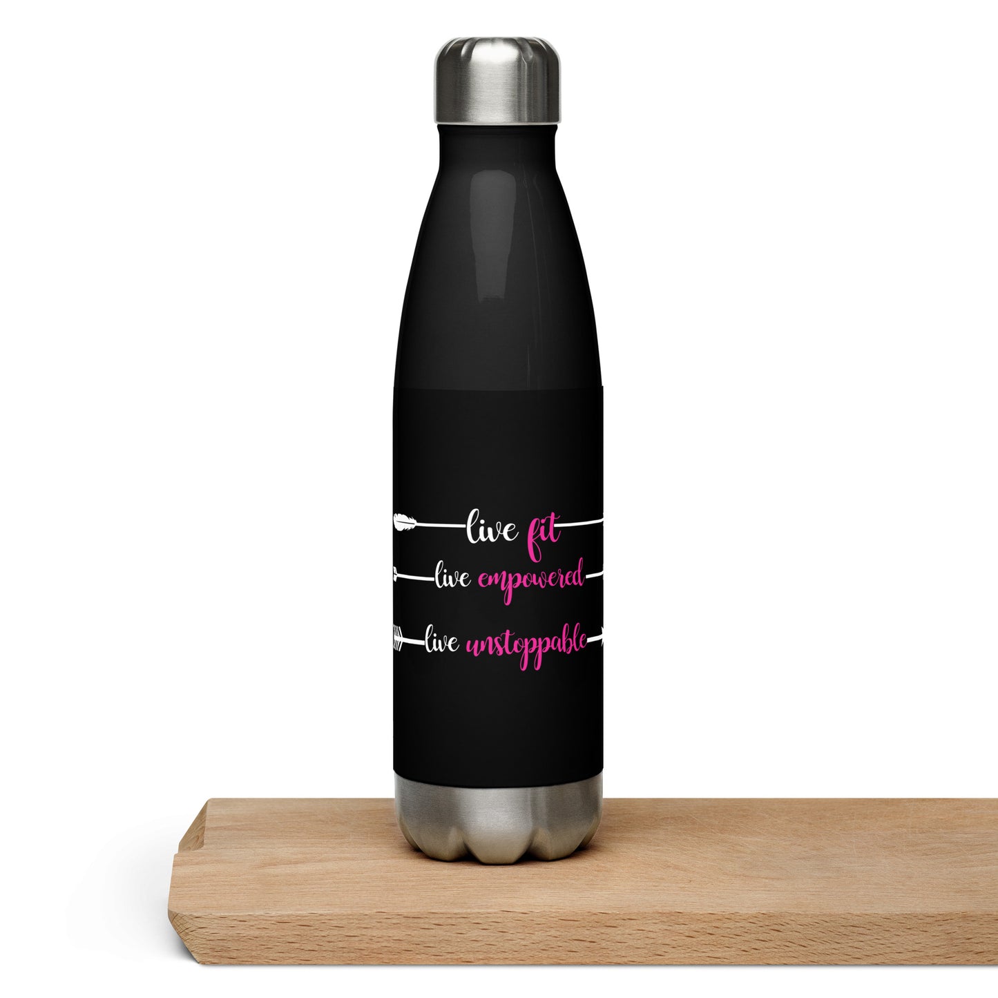 Live Fit Live Empowered Stainless Steel Water Bottle