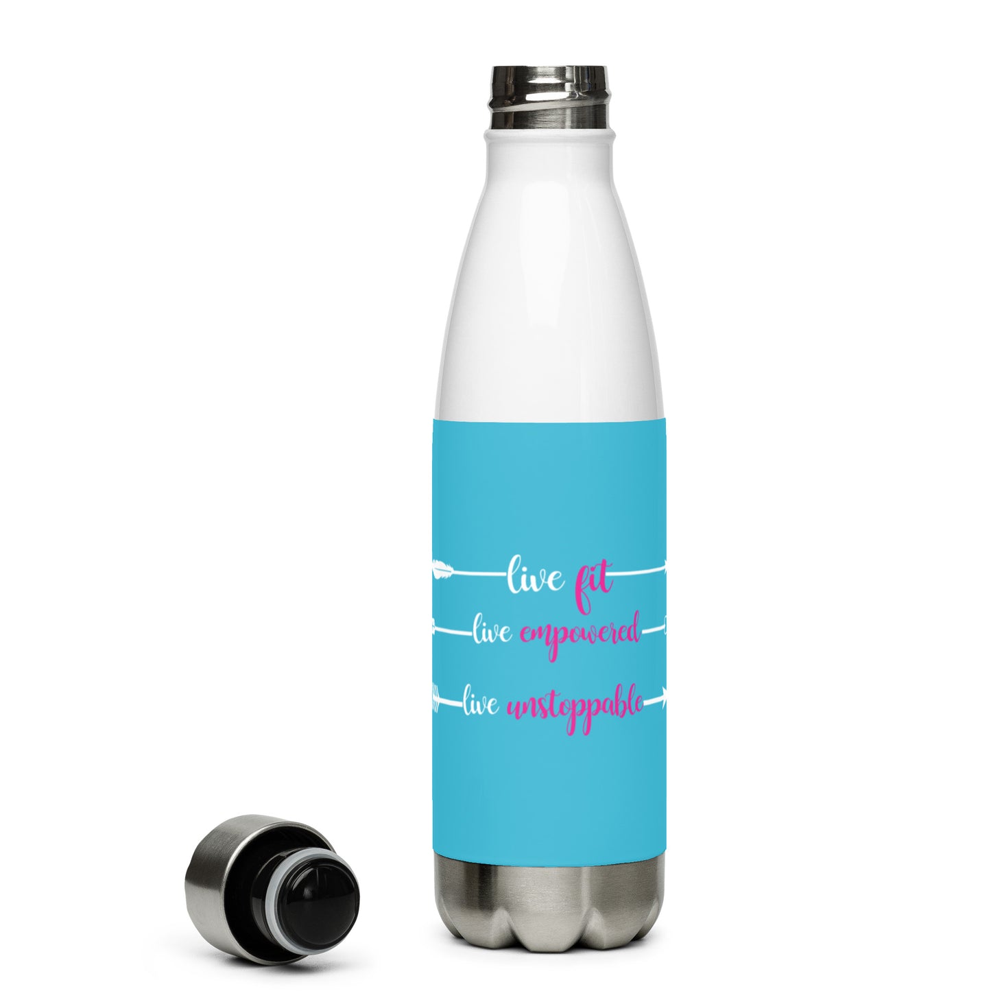 Live Fit Live Empowered Stainless Steel Water Bottle