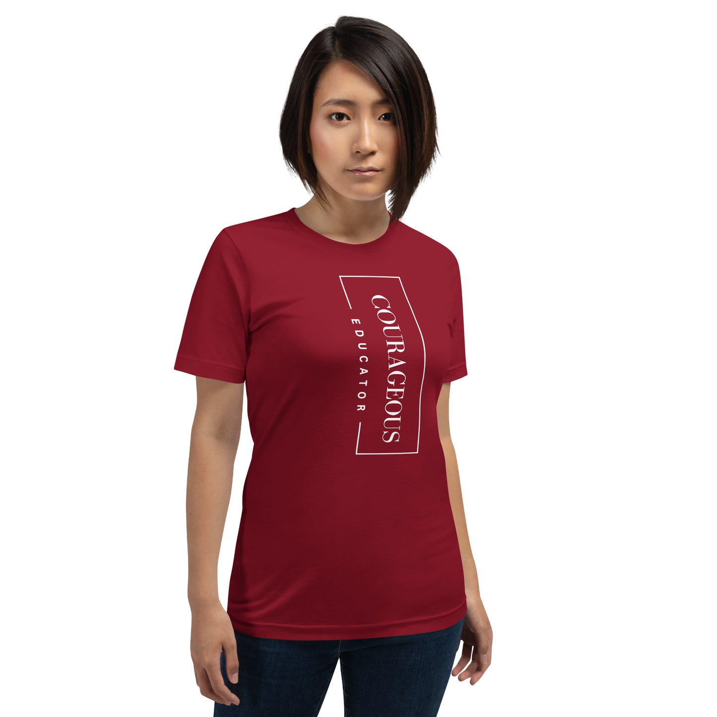 Courageous Educator Women's Empowerment T-Shirt