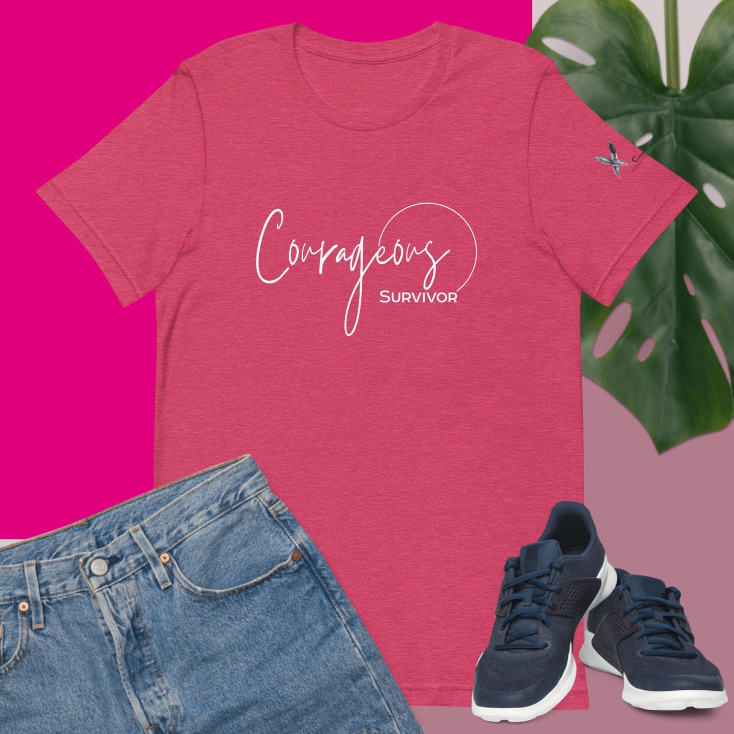 Courageous Survivor Women's Empowerment T-Shirt