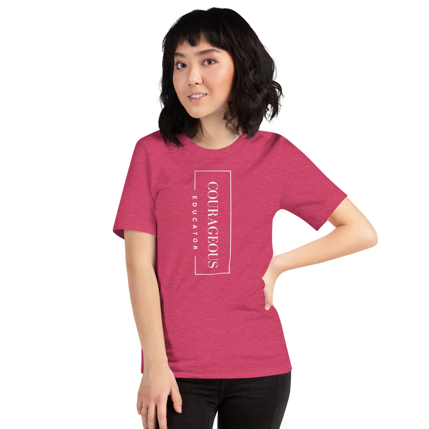 Courageous Educator Women's Empowerment T-Shirt