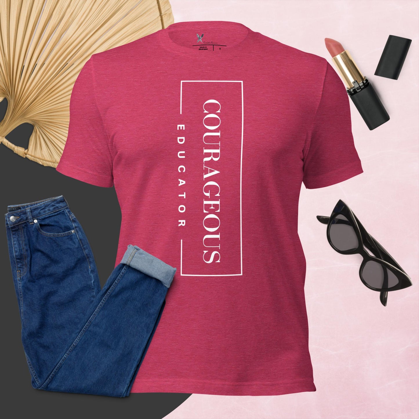 Courageous Educator Women's Empowerment T-Shirt
