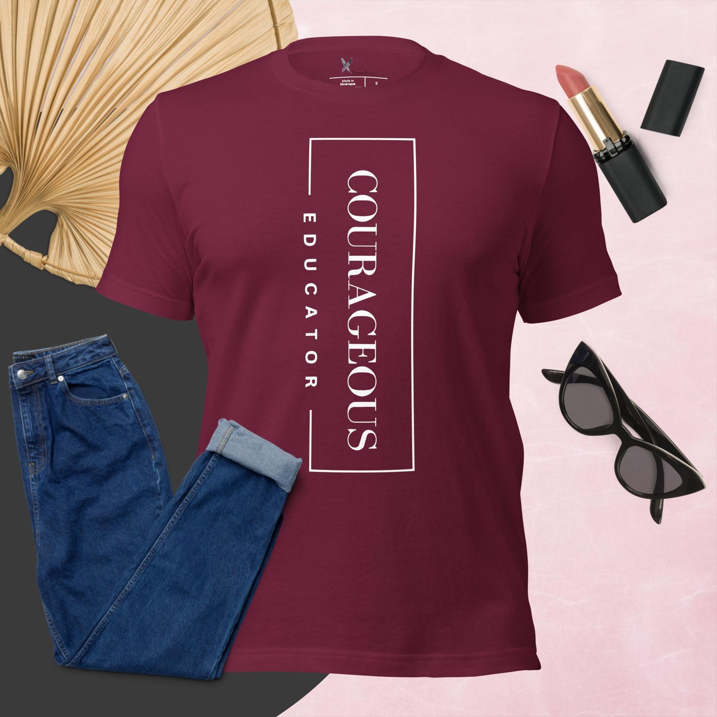 Courageous Educator Women's Empowerment T-Shirt