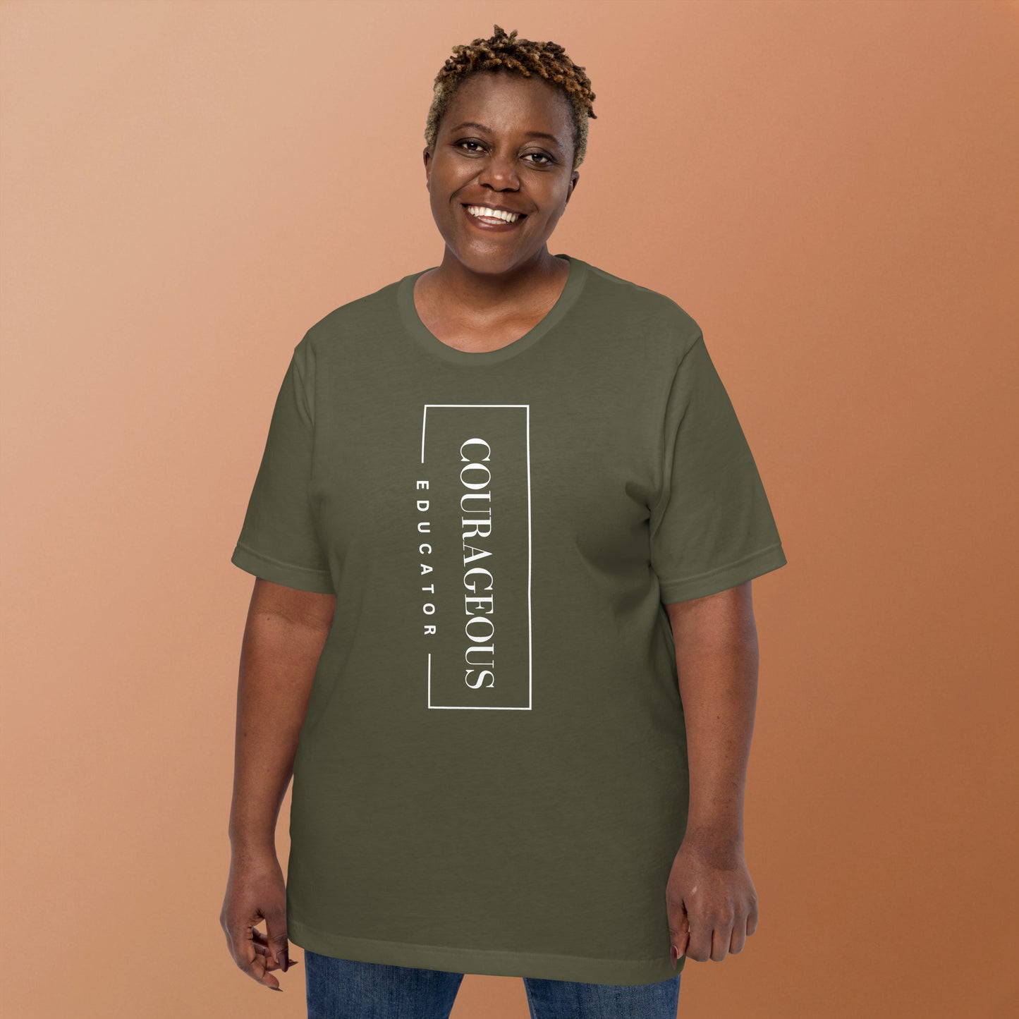Courageous Educator Women's Empowerment T-Shirt