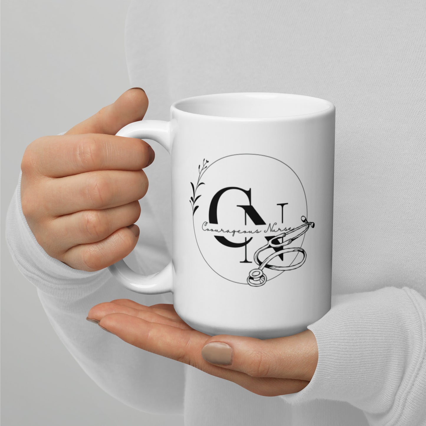 Courageous Nurse Women's Empowerment Coffee Mug