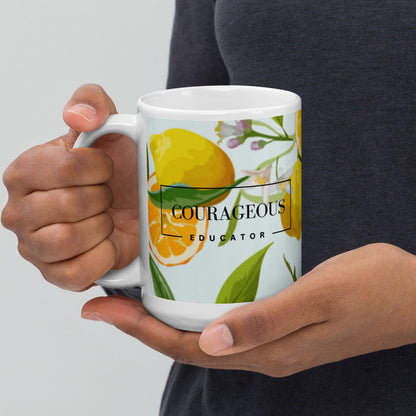 Courageous Educator Women's Empowerment Coffee Mug