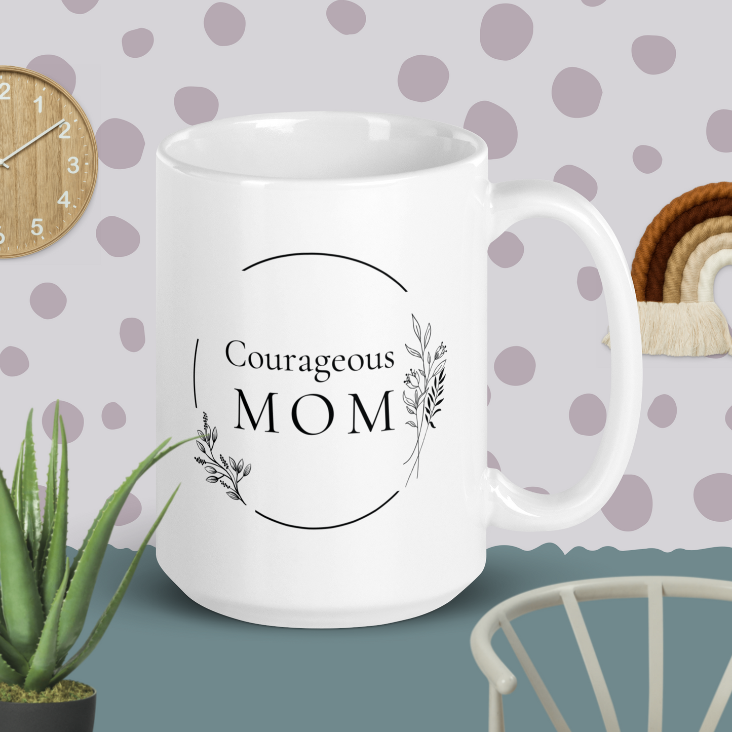 Courageous MOM Women's Empowerment Coffee Mug