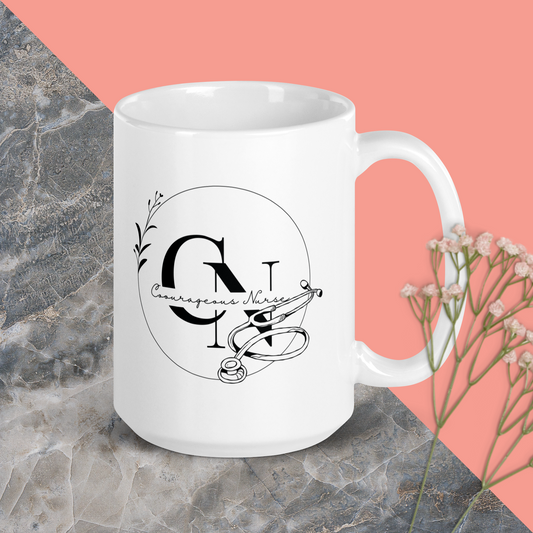 Courageous Nurse Women's Empowerment Coffee Mug