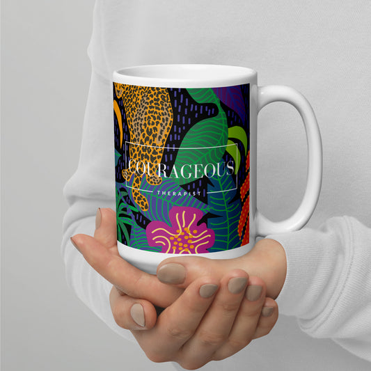 Courageous Therapist Women's Empowerment Coffee Mug
