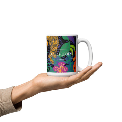 Courageous Therapist Women's Empowerment Coffee Mug