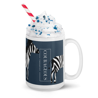 Courageous Therapist Women's Empowerment Coffee Mug