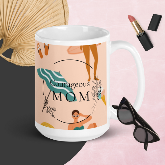 Courageous MOM Women's Empowerment Coffee Mug