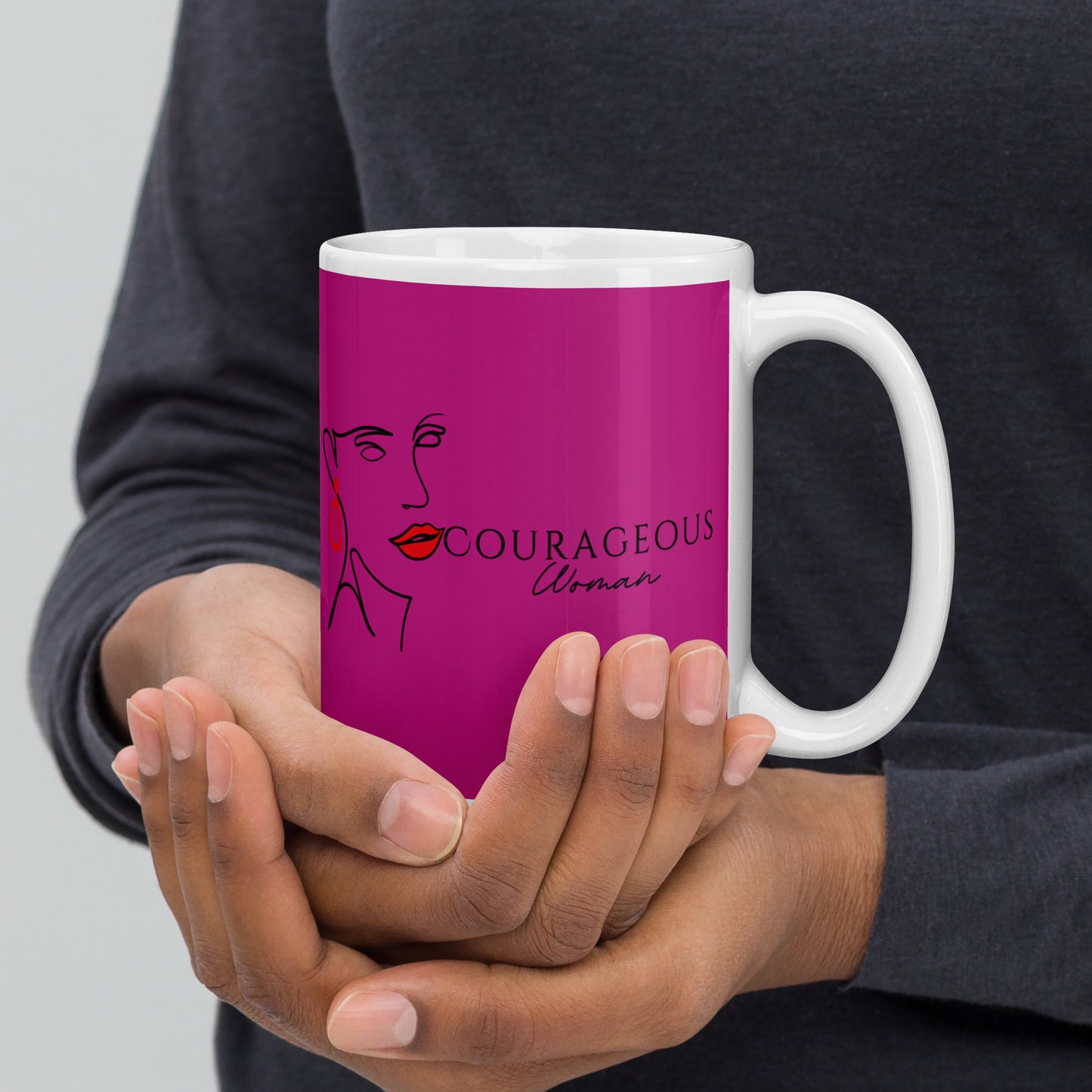 Courageous Woman Women's Empowerment Coffee Mug