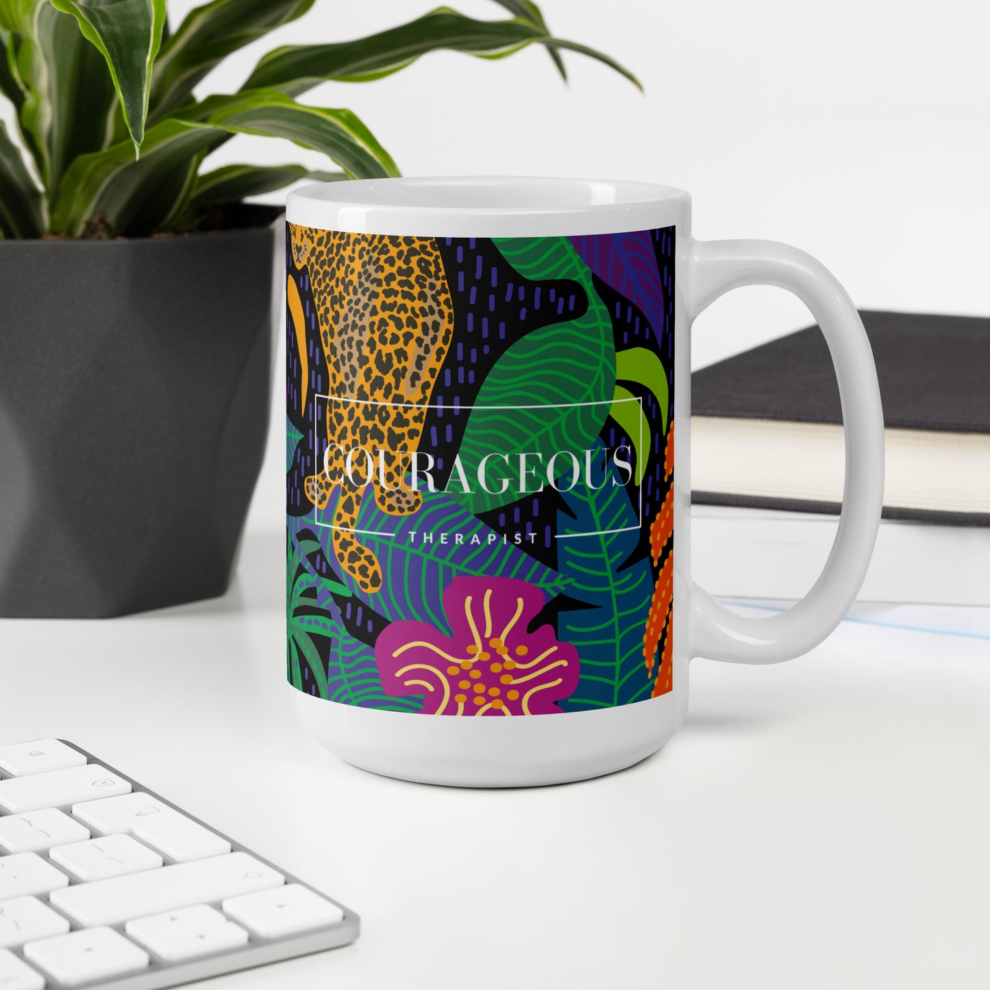 Courageous Therapist Women's Empowerment Coffee Mug