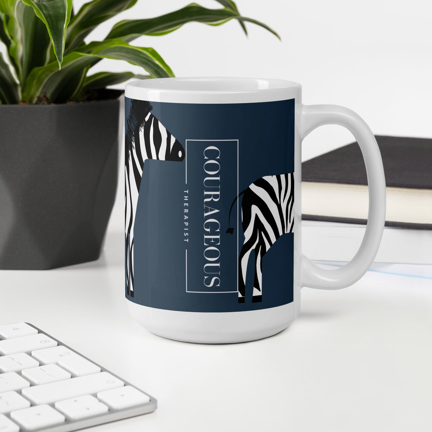 Courageous Therapist Women's Empowerment Coffee Mug