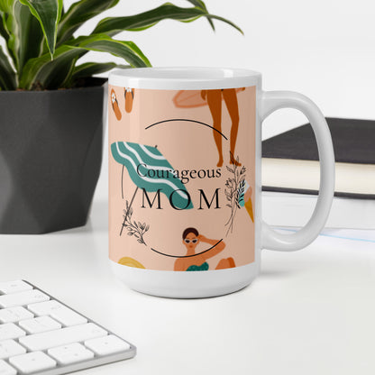 Courageous MOM Women's Empowerment Coffee Mug