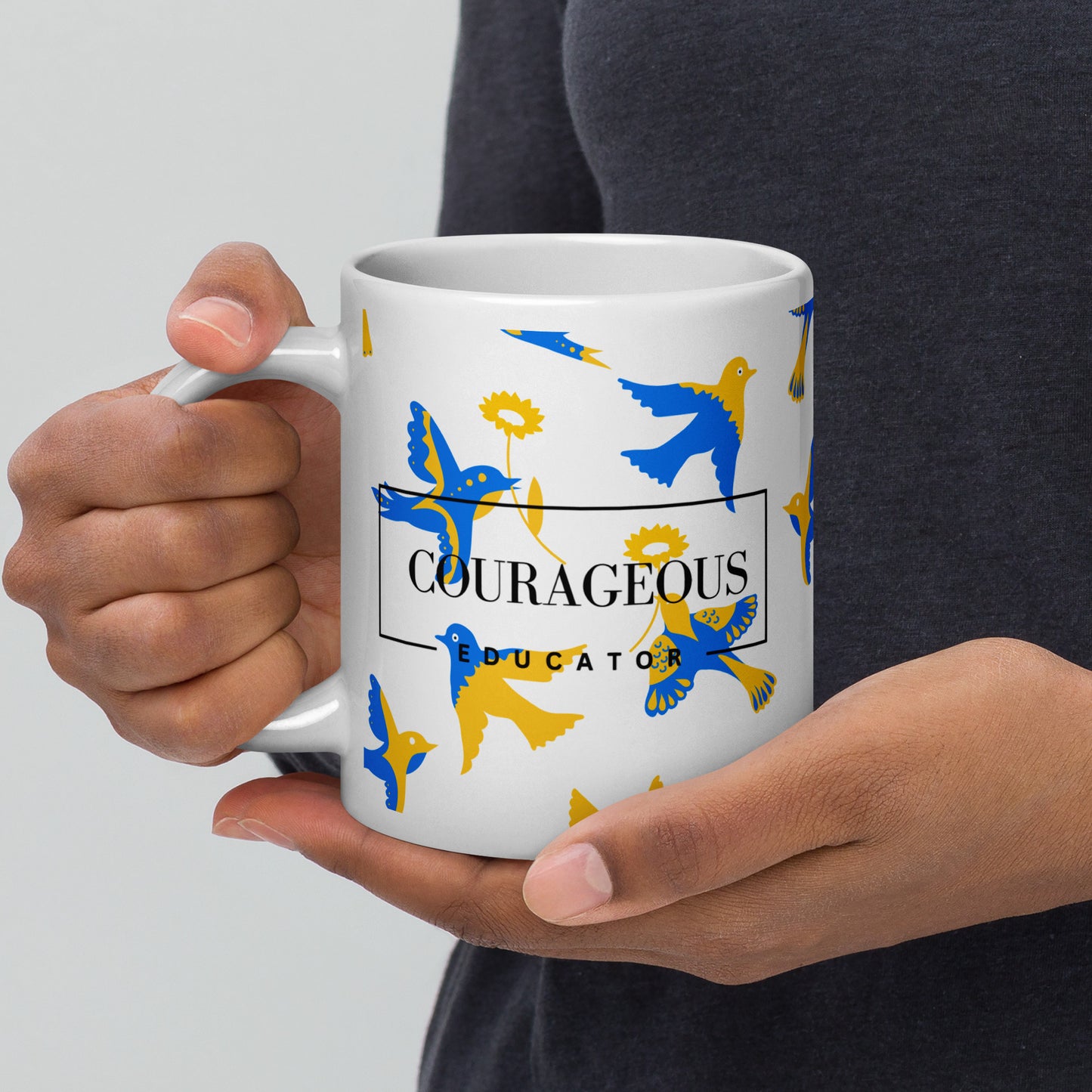Courageous Educator Women's Empowerment Coffee Mug