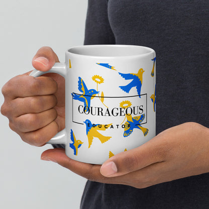 Courageous Educator Women's Empowerment Coffee Mug