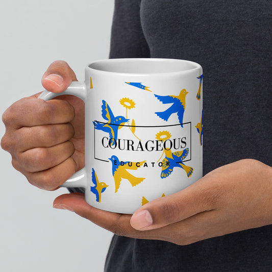 Courageous Educator Women's Empowerment Coffee Mug