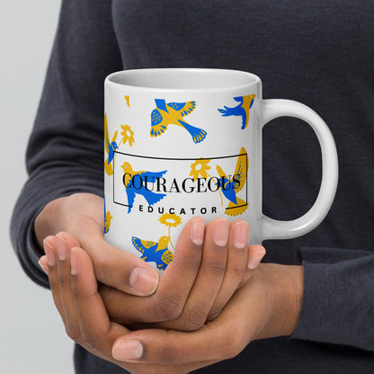 Courageous Educator Women's Empowerment Coffee Mug