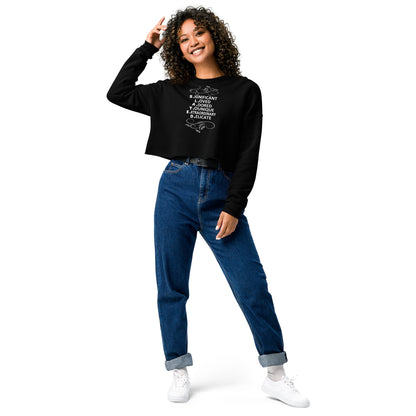 S.L.A.Y.E.D. Women's Empowerment Crop Sweatshirt